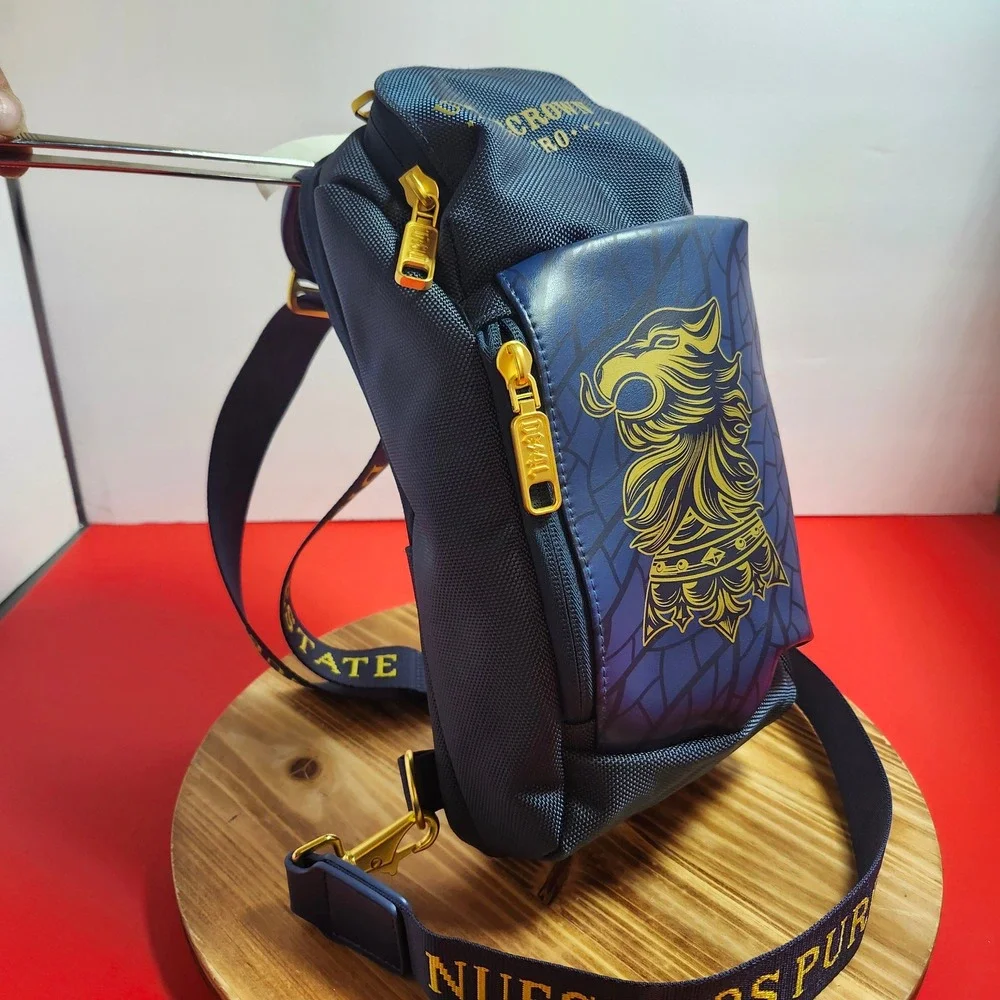 Drew Estate Undercrown Maduro Sling Bag Navy Blue Gold Crossbody Pack Mens‎